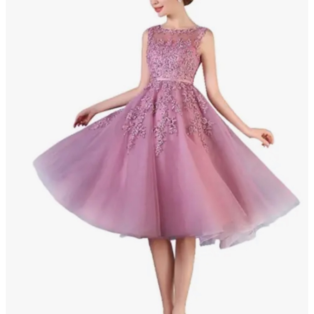 Babyonline Women Sleeveless Tulle Short Cocktail Dress size 6